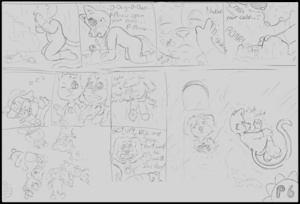 Dog Down Chapter Zero: The Grave Page 6 (Smiling Critters AU Comic) by SomeStickyGoo