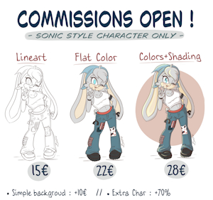 Fancharacter commissions ! by laoru