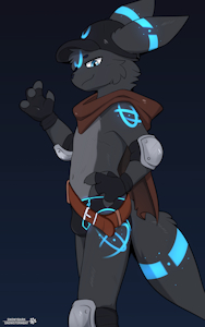Orby hunter cloak by Snowybark