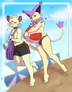 Beach Stroll [SFW] by Saucy