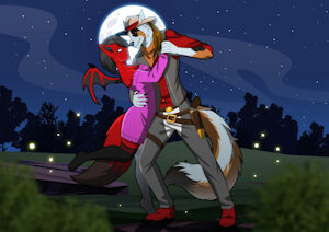 Moonlight dance by Meadowgia