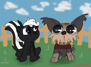 Eepers and Mimic [AF] by RazzleTheRed