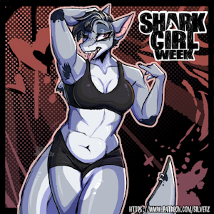 Shark girl week day 4 by Silvetz