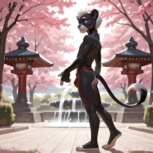 Kai Strolls thru the Gardens by ChronoLion
