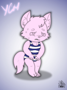 Hold on lil guy >///< YCH by B0g4rt