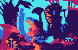 Mushroom grove by ButtercupSaiyan