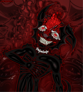 Artfight Revenge for Sadtime_hotline0 by neocyberdemon