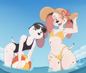 Beach crossover by BarbouillePierre