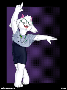 Maybe we need to dance to defeat the titans. by Achromasloth