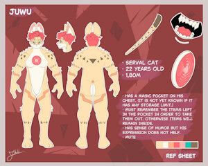 OC reference sheet by Juwu