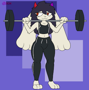 Femboy Squat by DemonSigma