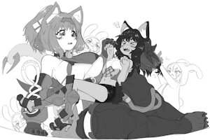 big cyborg cats by AlloyRabbit