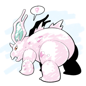 Transfem Nidorino by TrevorFox