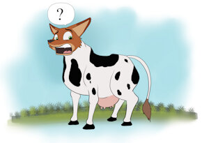 Nick Cow/Cow Nick by stuffalso