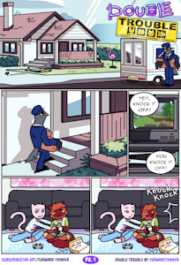 Double Trouble Page 1 by furwardthinker