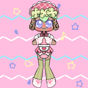 Bassie in a spring onesie by MuniTsukyu