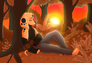 [REST TIME 🌳] by RannFurryArtist69