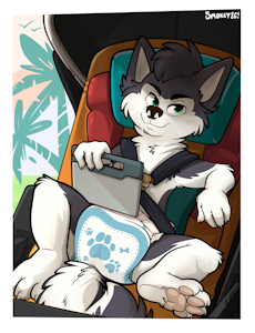 I-pad puppy! by rabidhamster00