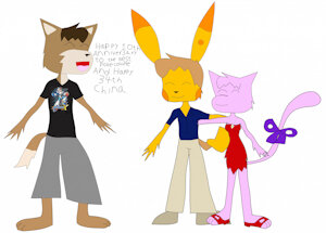 Jason Celebrates Josh and China's 10th Anniversary by MegaManstitch87
