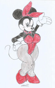Minnie bunnygirl by marlon64