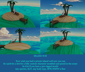 Private Island YCH by GeoWolf
