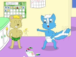 Testing the new Undies by SkunkyGussy
