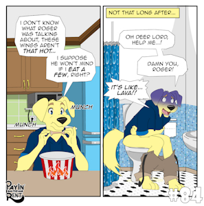 Payin' the Rent #84 Really HOT Wings by AriesArtist