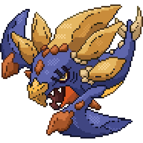 Garchomp Pokemon Infinite Fusion by Uluri