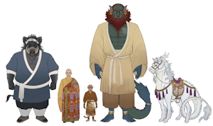 JTTW character line up by AnonPupB