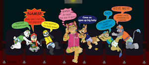 Cine with the babies by demichi