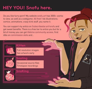 Support me on Subscribestar by Snofu