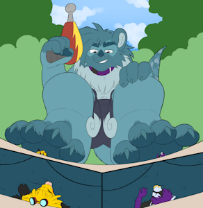 Shrunken Paw Lickers by Sparkythechu