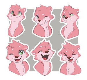 Otty stickers by BiteSizedCookie