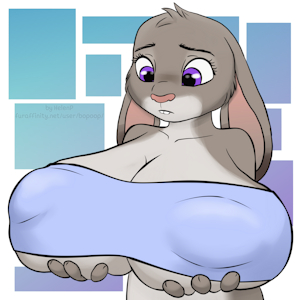 Judy's big breast by HelenP