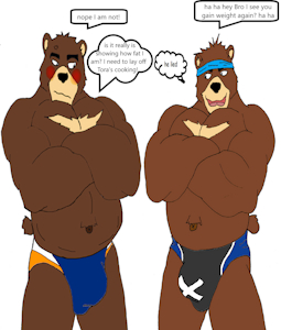 did you gain weight bro? by luckylegs
