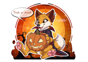 Halloween CHI The fox by Kitsunal