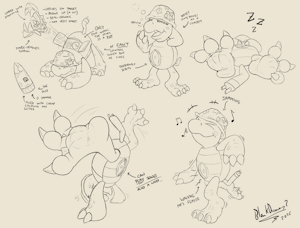 Digimon doodles - Kamemon study by blankdummy