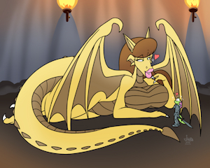 [C] Rebecca the ACTUAL dragoness by JAMEArts