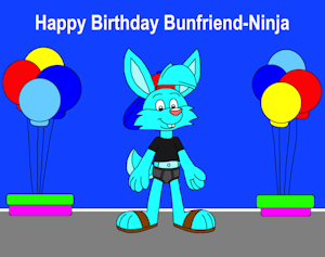 Happy Birthday BunfriendNinja by FoxLover2002