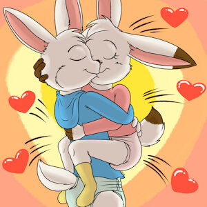 Loving Bunnies! by ConejoBlanco