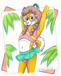 Swimsuit Snowina by SilverSimba01