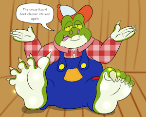 Noah on National "I Love My Feet Day" by Cregon