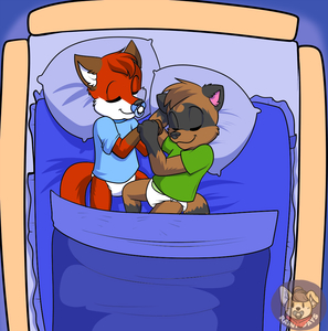 Sleeping friends by abdl86