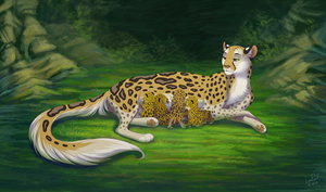 Nursing the cubs by Kooskia