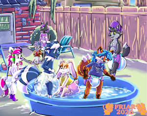 Pool Pamps Party by Friar