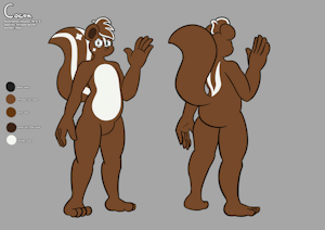 Cocoa reference sheet commission by honeybud