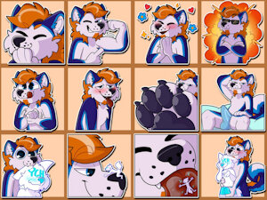 Sticker pack 2 - By Acziever by strongpiano