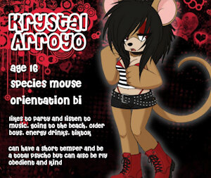 krystal the mouse by xXmurcielagoXx
