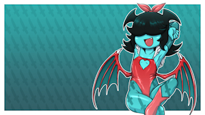 Deltarune - Aqua-Lilith by VermelhaTan