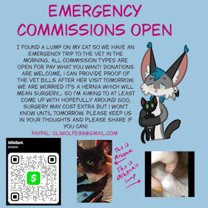 Emergency Commissions [GOAL REACHED THANK YOU] by M1LKB4RK